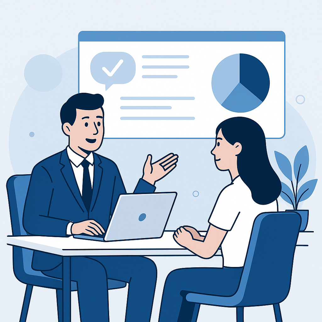 Illustration av automation